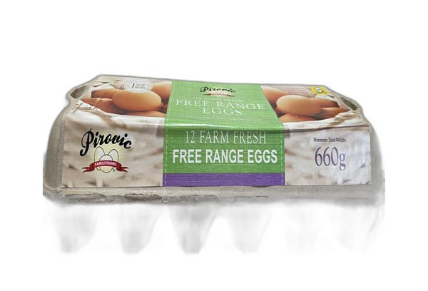 Pirovic Free Range Eggs 660g